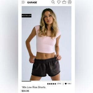 GARAGE sweatpant shorts